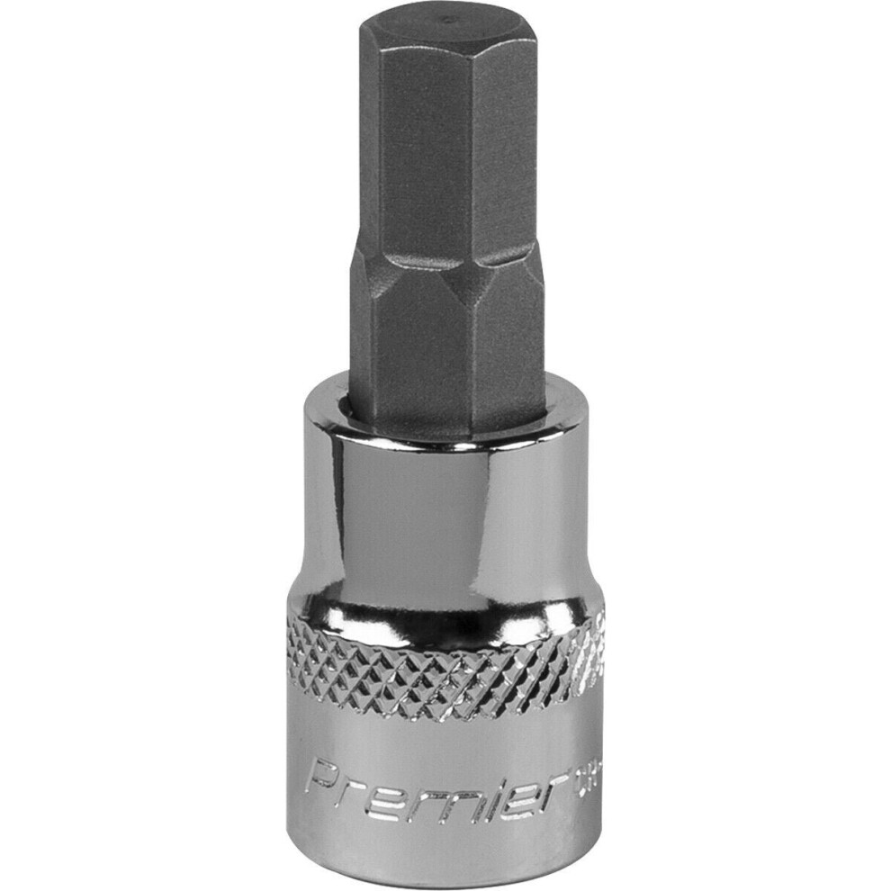 9mm Forged Hex Socket Bit - 3/8" Square Drive - Chrome Vanadium Wrench Socket