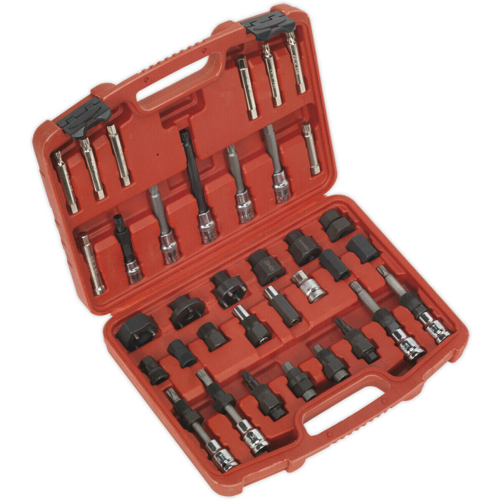 Loops 35 Piece Alternator Freewheel Removal Set - Alternator Pulley Removal Kit