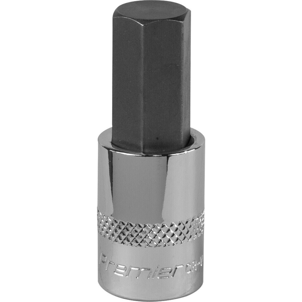 12mm Forged Hex Socket Bit - 3/8" Square Drive - Chrome Vanadium Wrench Socket