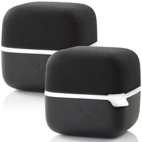 Loops 2x 15W Bluetooth Speaker Kit WHITE True Wireless Stereo Portable Rechargeable 2