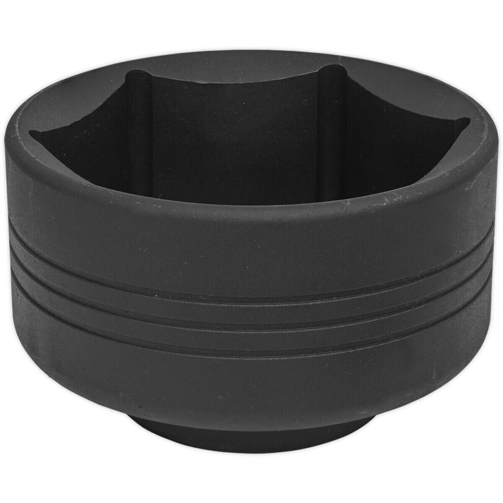 Loops 85Mm Commercial 6 Point Impact Socket Bit - 1" Square Drive - Drop Forged Steel