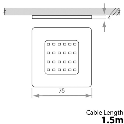 Loops 3x 5W LED Spotlight & Driver Kit Kitchen Cabinet Panel Light NATURAL WHITE 2