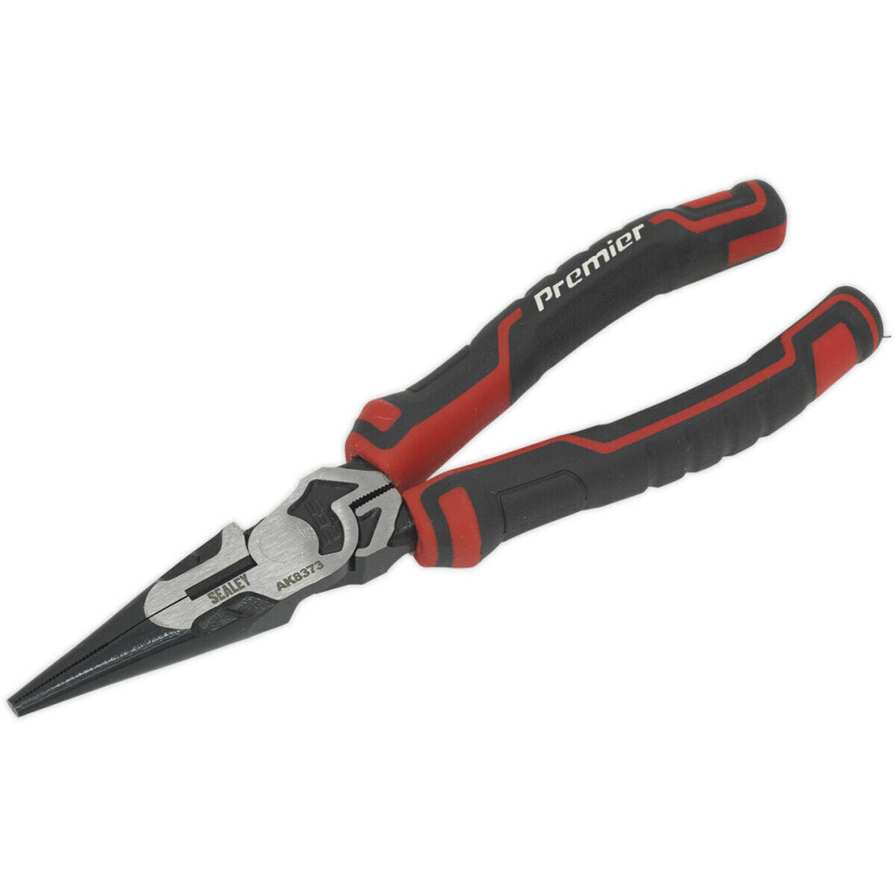 Loops 200Mm Long Nose Pliers - High Leverage - Serrated Jaws - Corrosion Resistant