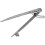 Loops 200mm Locking Wing Divider with Compass - Two Point Measurement - Adjustable 3