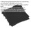 Loops 9 PACK Heavy Duty Floor Tile - PP Plastic - 400 x 400mm - Black Treadplate 2