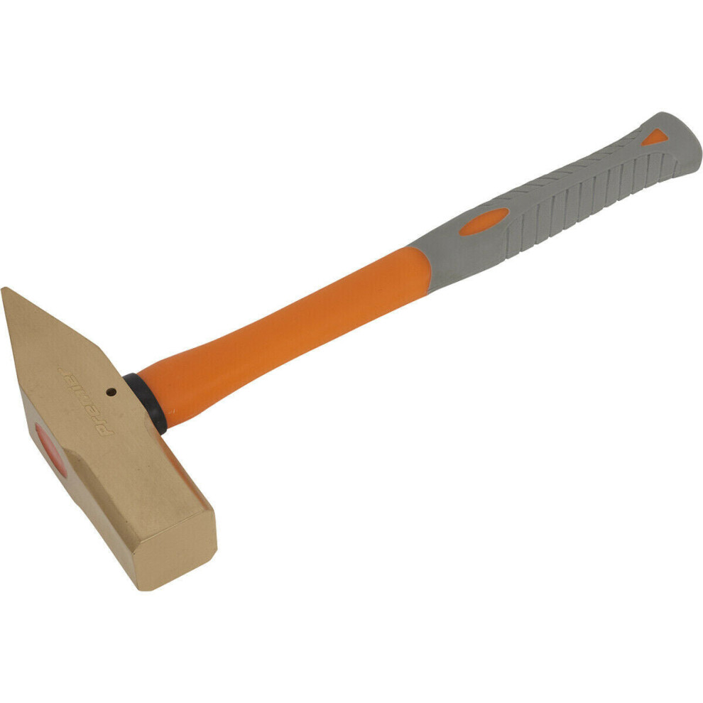 4.4lb Cross Pein Engineers Hammer - Non-Sparking - Fibre Glass Shaft - BS 876