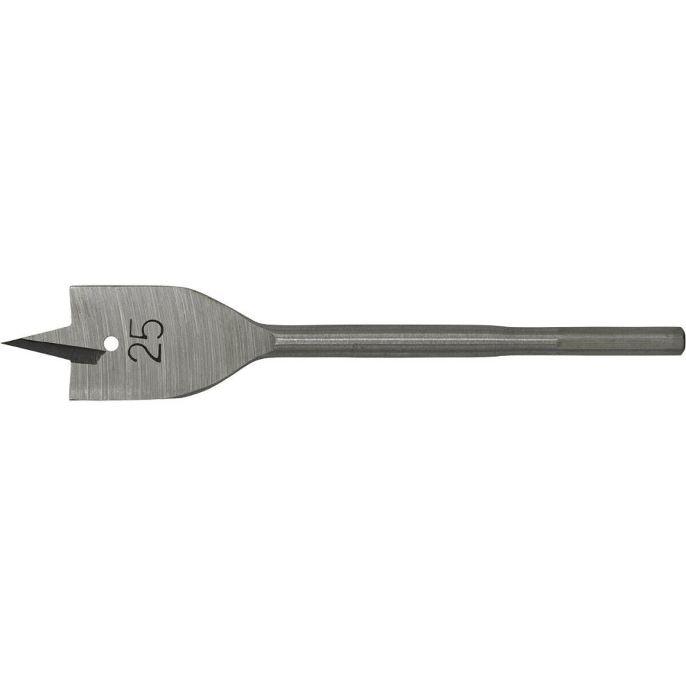 Loops 25 X 152Mm Fully Hardened Wood Drill Bit - Hex Shank - High Performance Woodwork