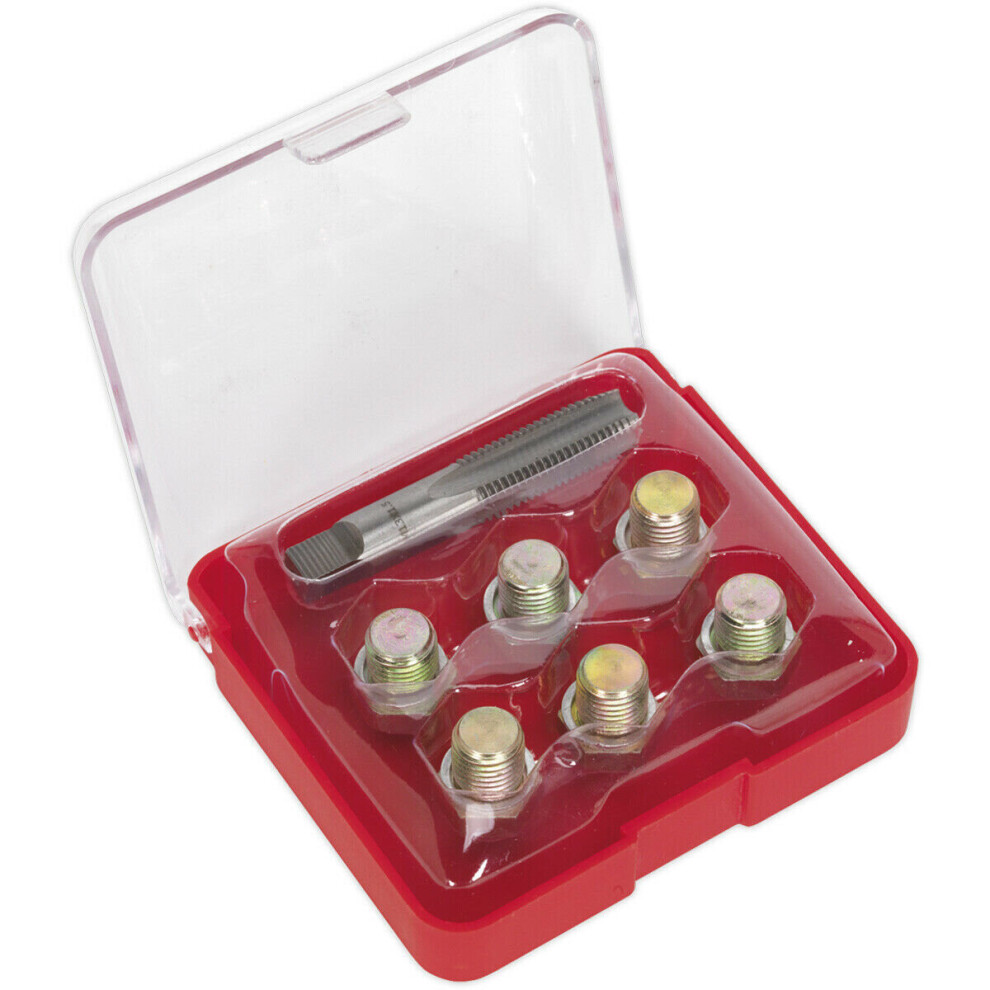 Oil Drain Plug Thread Repair Set - M13 X 1.5Mm Tap - Sump Gearbox & Drain Plug 5056581942135