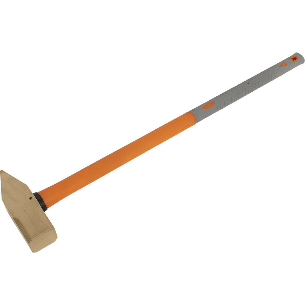 11lb Cross Pein Engineers Hammer - Non-Sparking - Fibre Glass Shaft - BS 876