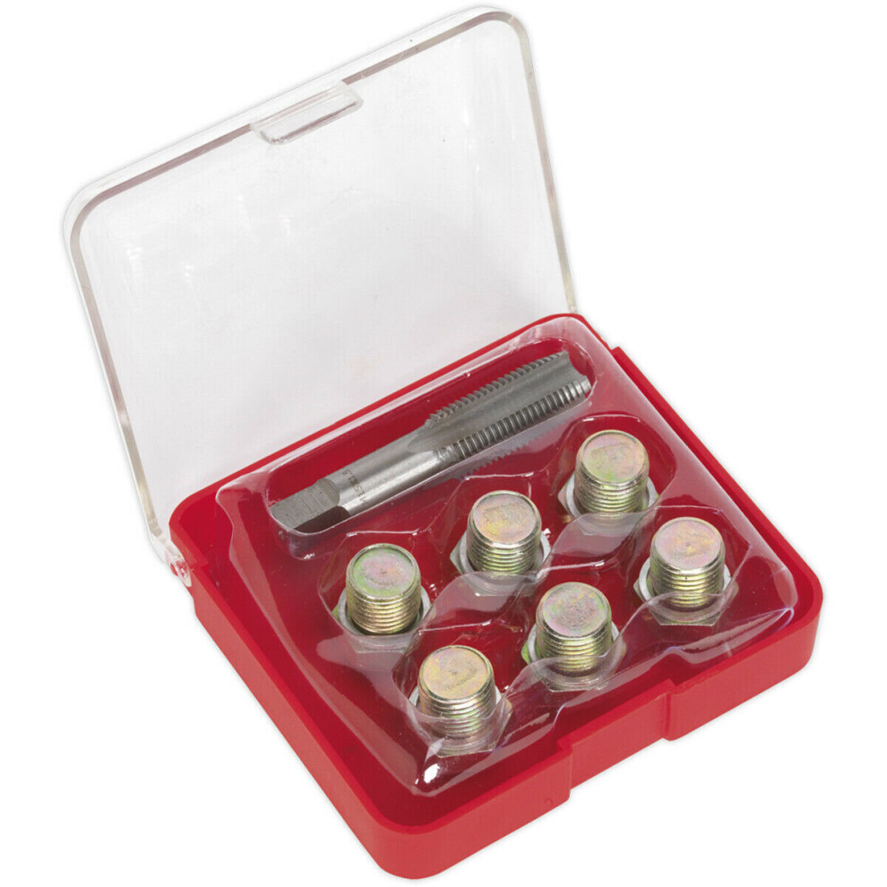 Loops Oil Drain Plug Thread Repair Set - M15 X 1.5Mm Tap - Sump Gearbox & Drain Plug
