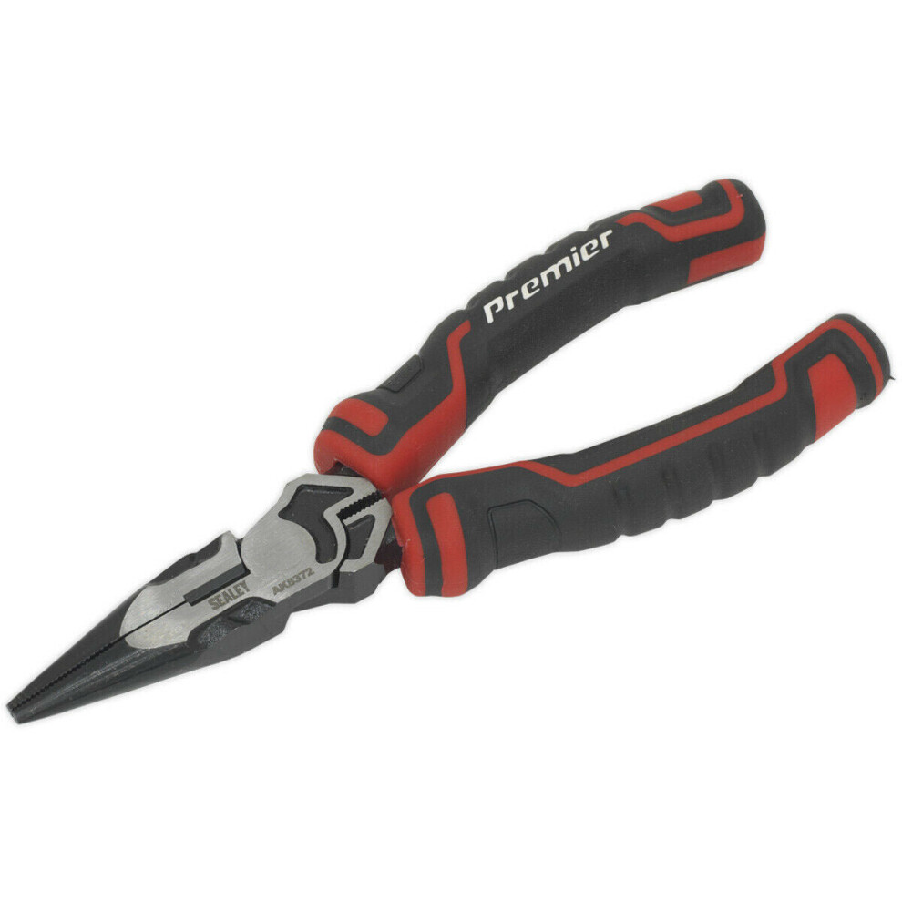 Loops 160Mm Long Nose Pliers - High Leverage - Serrated Jaws - Corrosion Resistant