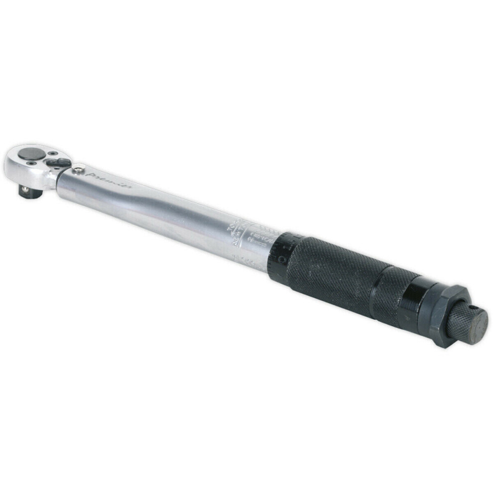 Loops Calibrated Micrometer Style Torque Wrench - 3/8" Sq Drive - 2 To 24 Nm Range