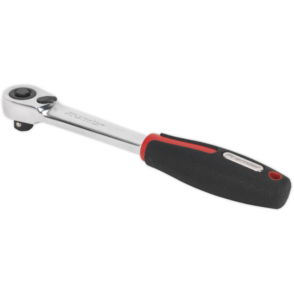 Compact Head Ratchet Wrench - 3/8" Sq Drive - Flip Reverse - 72-Tooth Action