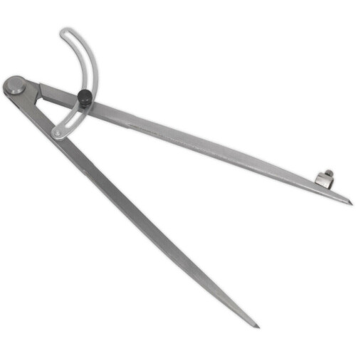 Loops 300mm Locking Wing Divider with Compass - Two Point Measurement - Adjustable