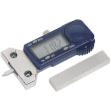 Digital Tyre Tread Depth Gauge - Hardened Stainless Steel - Metric & Imperial