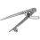 Loops 150mm Locking Wing Divider with Compass - Two Point Measurement - Adjustable 3