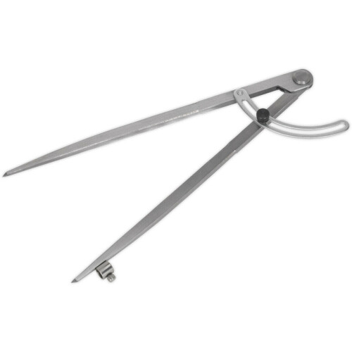 Loops 300mm Locking Wing Divider with Compass - Two Point Measurement - Adjustable 2