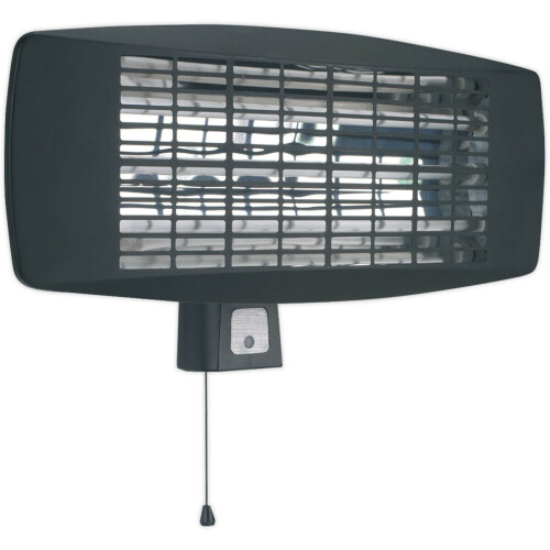 Loops 2000W Infrared Quartz Heater - Three Heat Settings - Wall Mounted - 230V 2