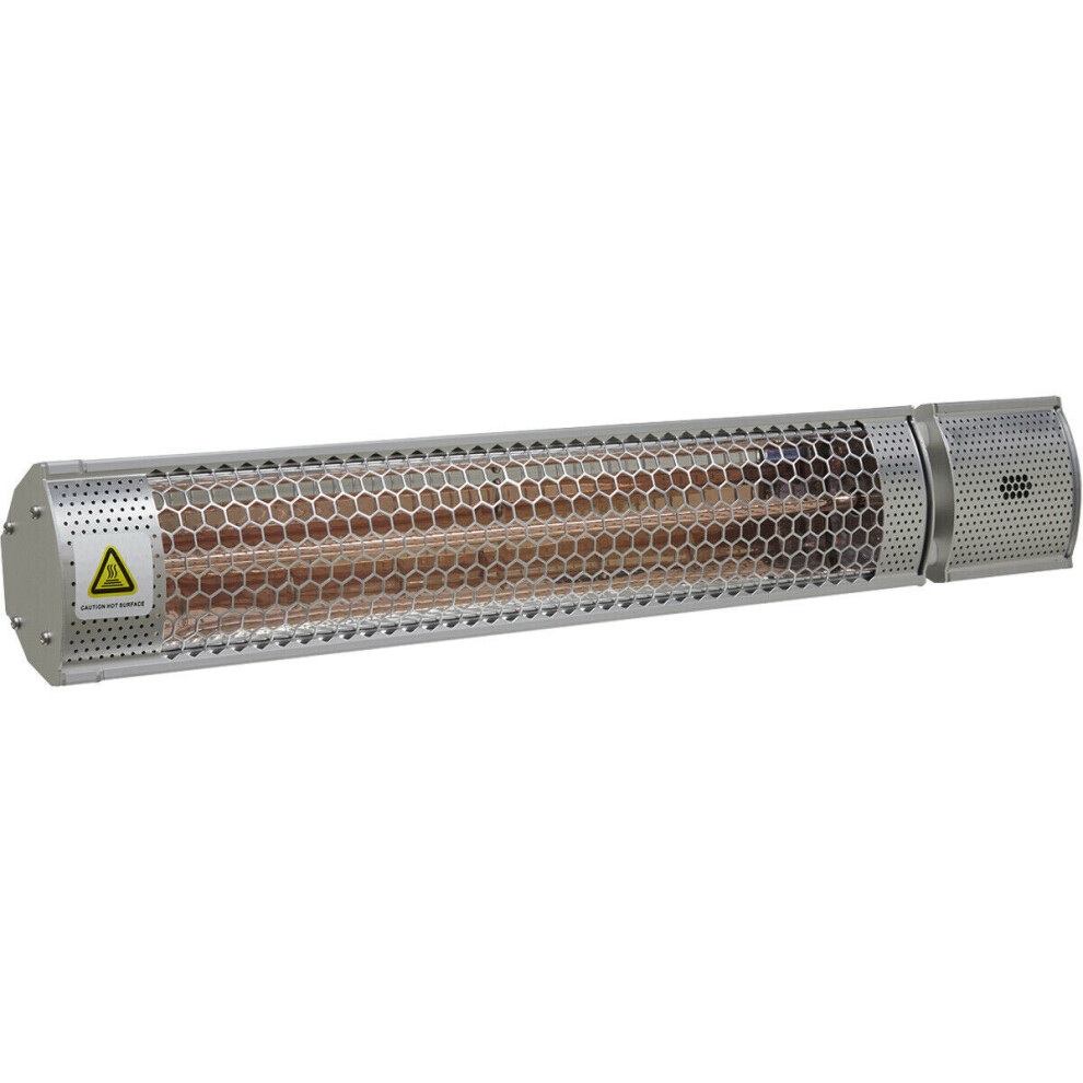 2000W Infrared Short Wave Heater - Wall Mounted - High Efficiency - Outdoor IP55