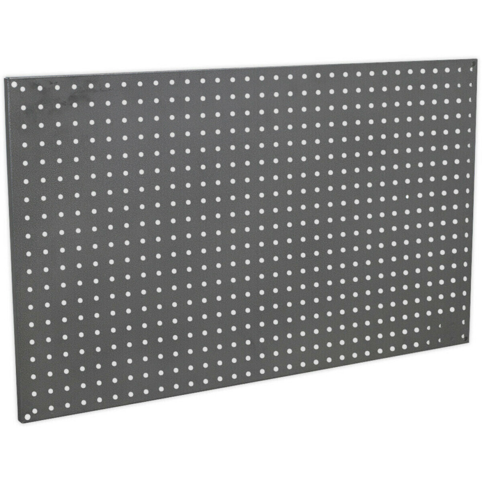 2 Pack Steel Pegboard Storage Panel - Garage Storage System - 10 Hooks Included 5056524260753