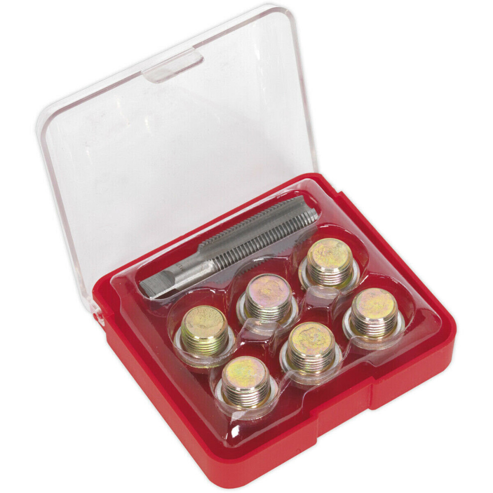 Oil Drain Plug Thread Repair Set - M17 X 1.5Mm Tap - Sump Gearbox & Drain Plug 5056581942159