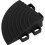 Loops 4 PACK Heavy Duty Floor Tile - PP Plastic - 60 x 60mm - Black Corner Piece 4