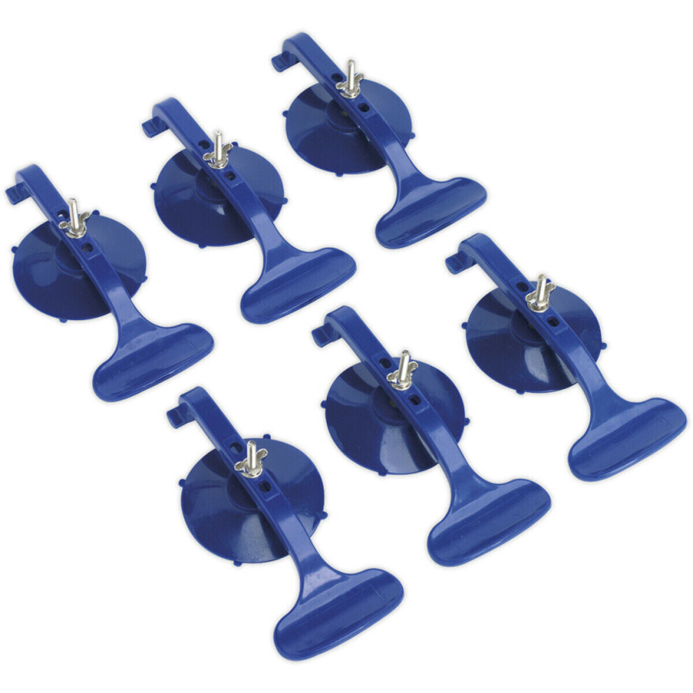 6 PACK 180mm Suction Clamp Set - Trim & Panel Preparation - Non Marking