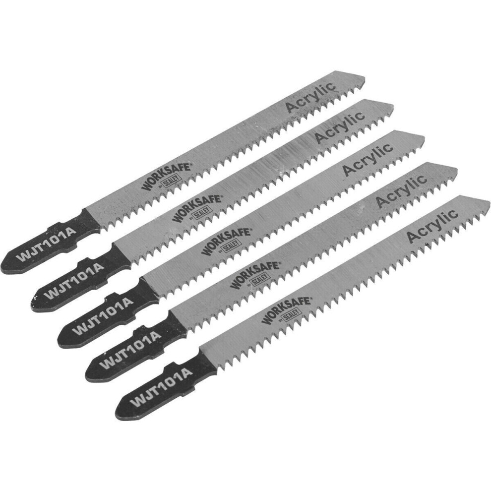 Loops 5 Pack 75Mm Bi-Metal Jigsaw Blade - 12 Tpi - Non Ferrous Metal Aluminium Cutting