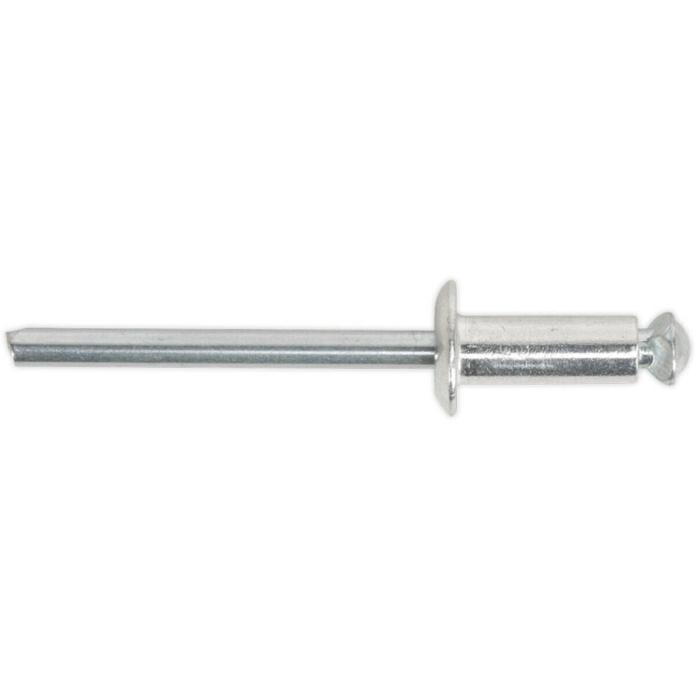 200 PACK 4.8mm x 12mm Peel Back Rivets - Standard Flange Aluminium Compression