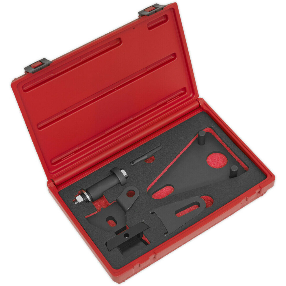 Petrol & Diesel Front Pulley & Flywheel Locking Tool Set - For Renault & Nissan 5056581945013