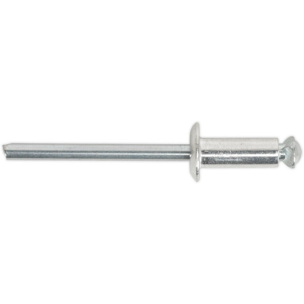 200 PACK 4.8mm x 19mm Peel Back Rivets - Standard Flange Aluminium Compression