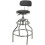 Loops Heavy-Duty Pneumatic Workshop Stool - Adjustable Height Seat & Back Rest Chair 3