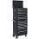 Loops Stacking 14 Drawer Topchest Mid Box & Rollcab Bundle - Heavy Duty - Black 1