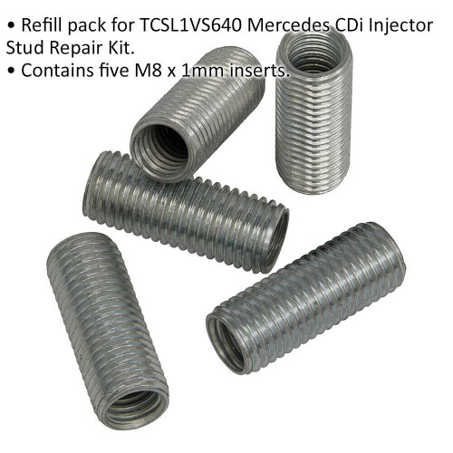 Loops 5 PACK Thread Repair Insert Refill Pack for ys11039 Injector Stud Repair Kit 1