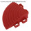 Loops 4 PACK Heavy Duty Floor Tile - PP Plastic - 60 x 60mm - Red Corner Piece 2