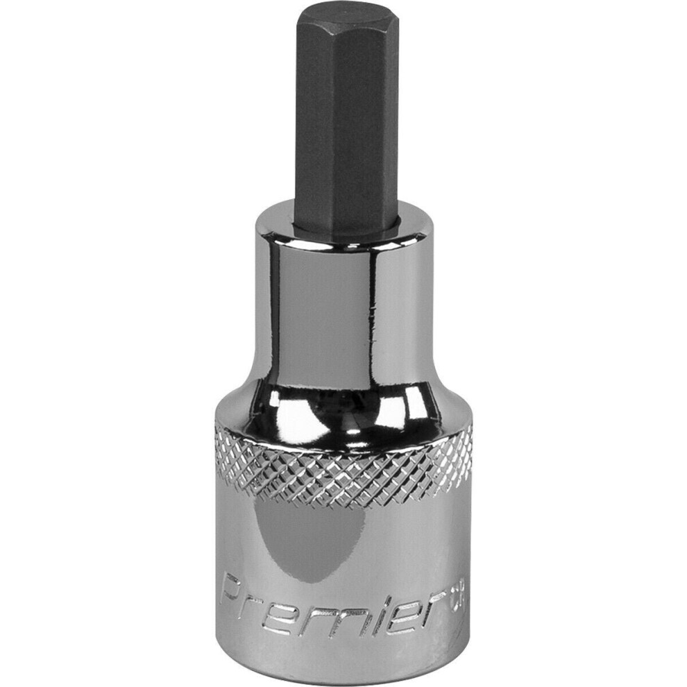8mm Forged Hex Socket Bit - 1/2" Square Drive - Chrome Vanadium Wrench Socket