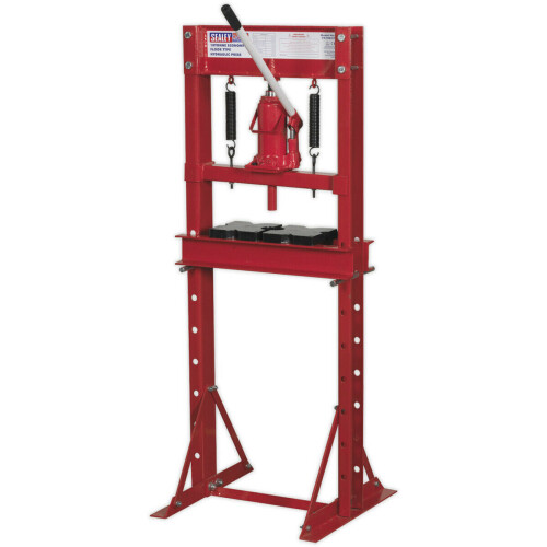 Loops 10 Tonne Hydraulic Press - Floor Type - Bottle Hydraulic Unit - 2 x Table Plates 2