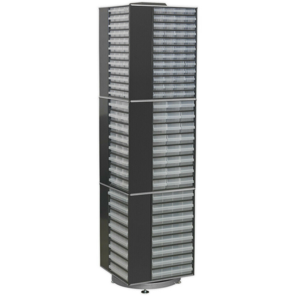 470 x 470 x 1760mm 320 Drawer Rotating Storage Cabinet -Small Part Picking Boxes