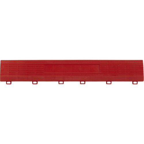 Loops 6 PACK Heavy Duty Floor Tile Edge - PP Plastic - 400 x 60mm - Female - Red 2