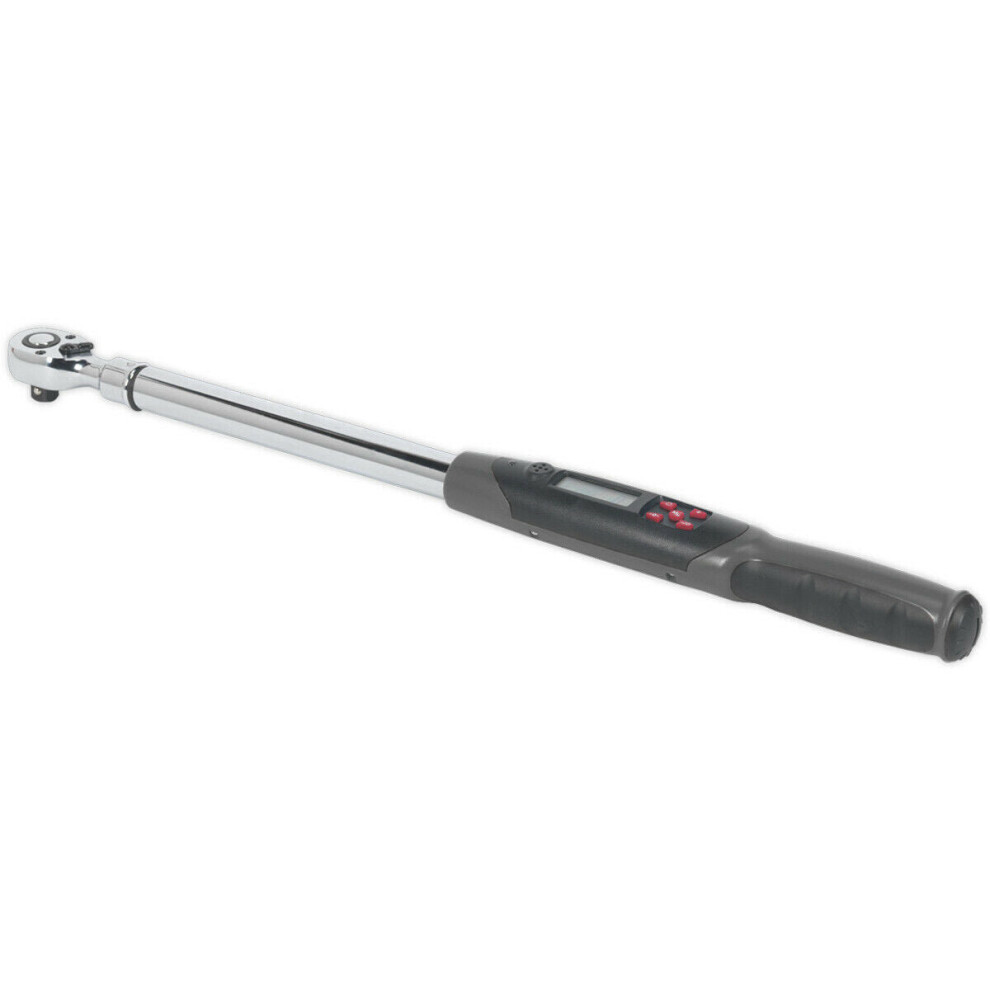 Loops Digital Torque Wrench With Angle Function - 1/2" Sq Drive - 20 To 200 Nm Range