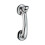 Loops Victorian Bow Door Knocker on Rose 95mm Fixing Centres Polished Chrome 2