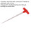 Loops 330mm T-Handled Wire Starter Tool - Stainless Steel Shaft - Wire Feeding Tool 2