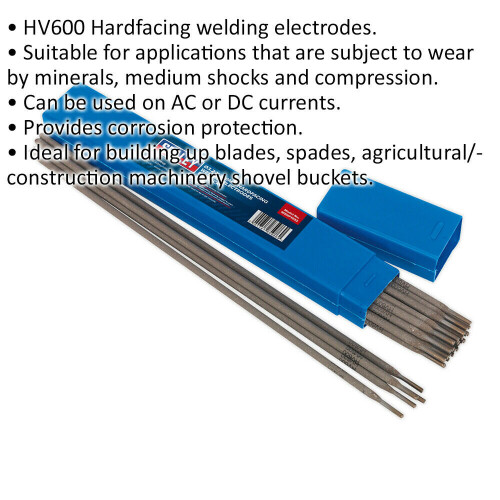 Loops 1kg PACK - Hardfacing Welding Electrodes - 3.2 x 350mm - 130A Current Arc Rods 1