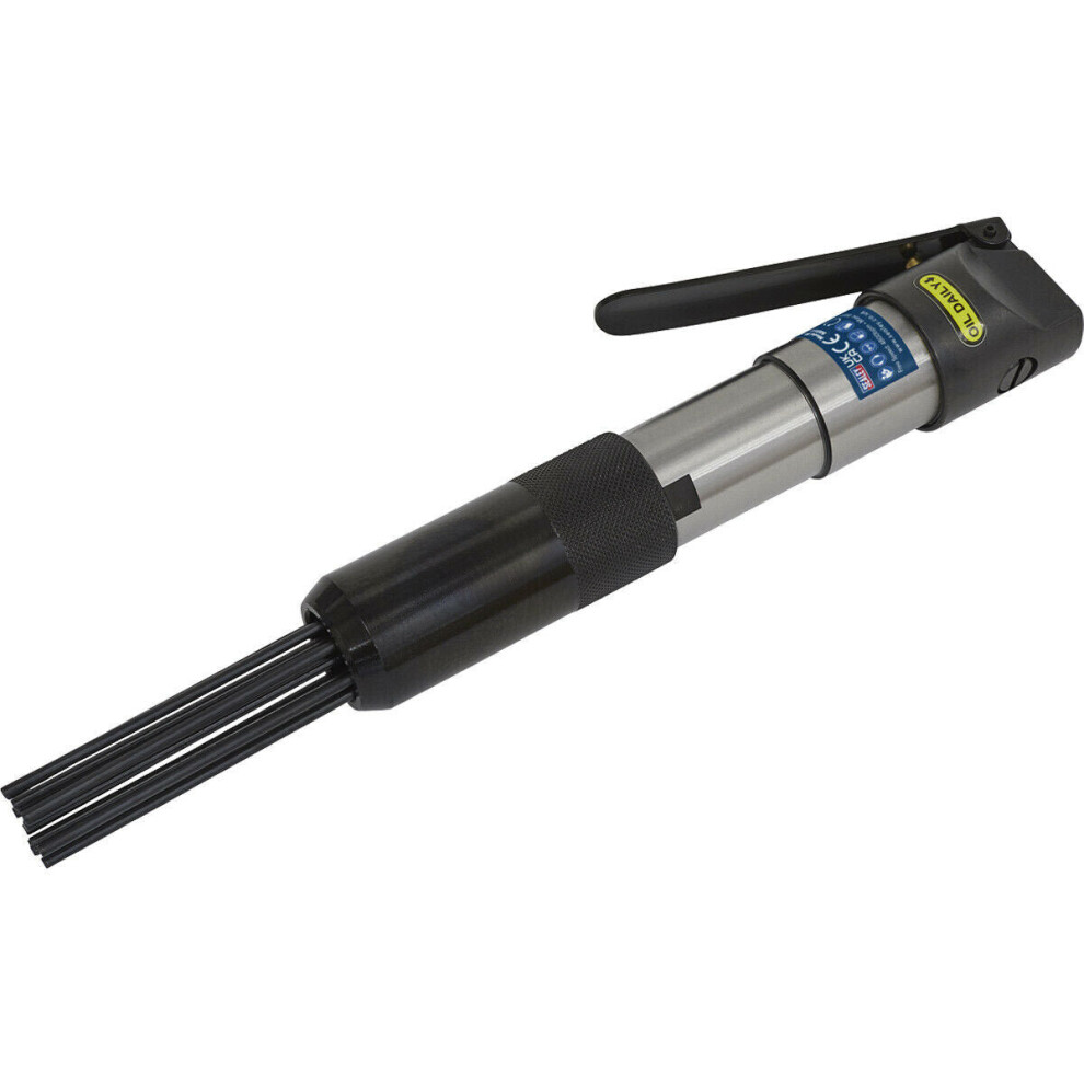 Air Operated Needle Scaler - 1/4" BSP Inlet - 32mm Stroke - Palm Control