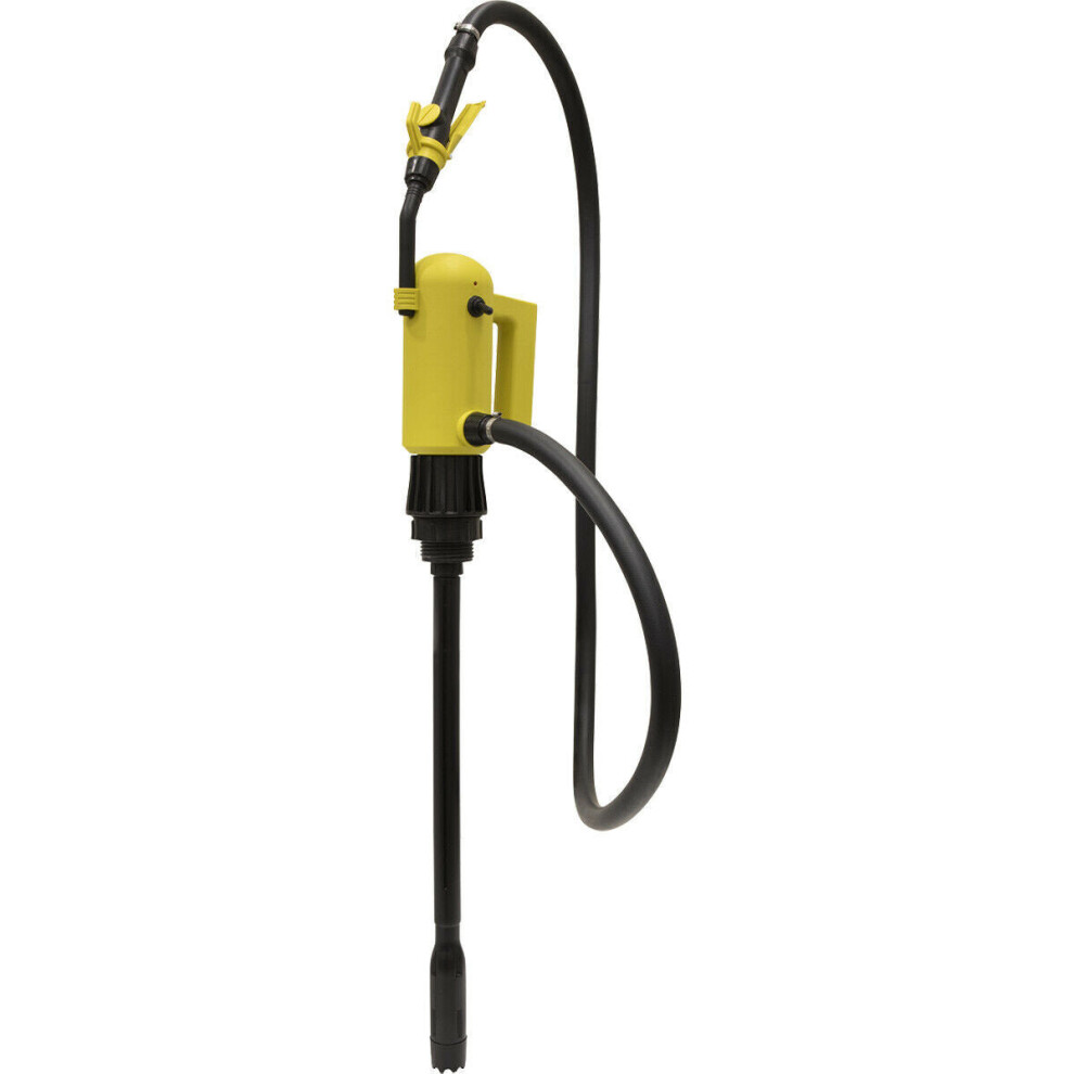 Loops 205L 12V & 230V Electric Drum Pump - Telescopic Suction Tube - 2M Delivery Hose