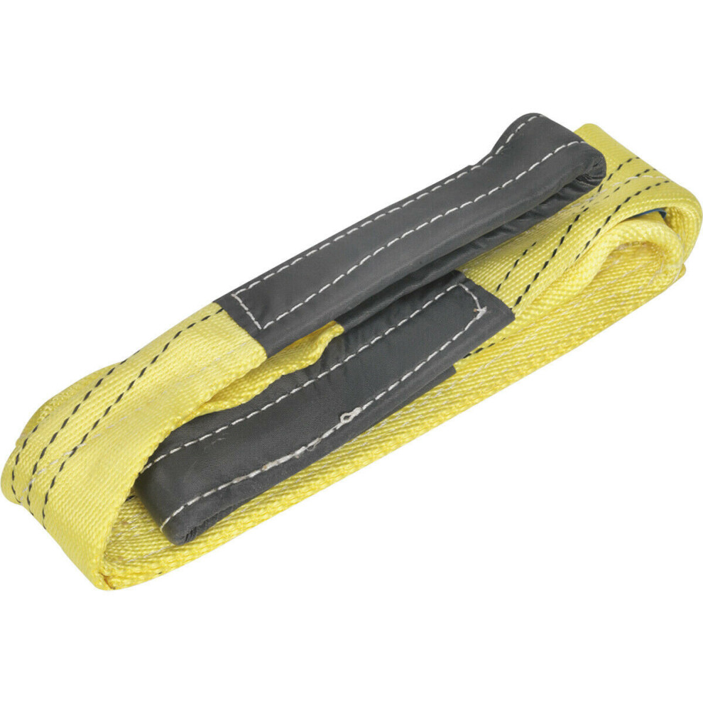 1 Metre Load Sling - 3 Tonne Capacity - High Strength Polyester - Lifting Strap