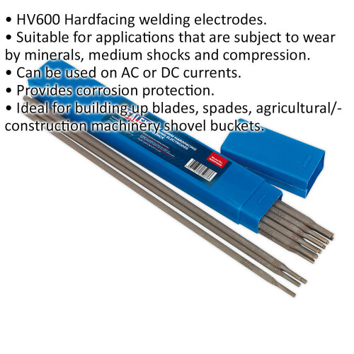 Loops 1kg PACK - Hardfacing Welding Electrodes - 24 x 350mm - 160A Current Arc Rods 1
