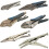 Loops 125mm Self Locking Long Nose Pliers Adjustable Opening Quick Release 2