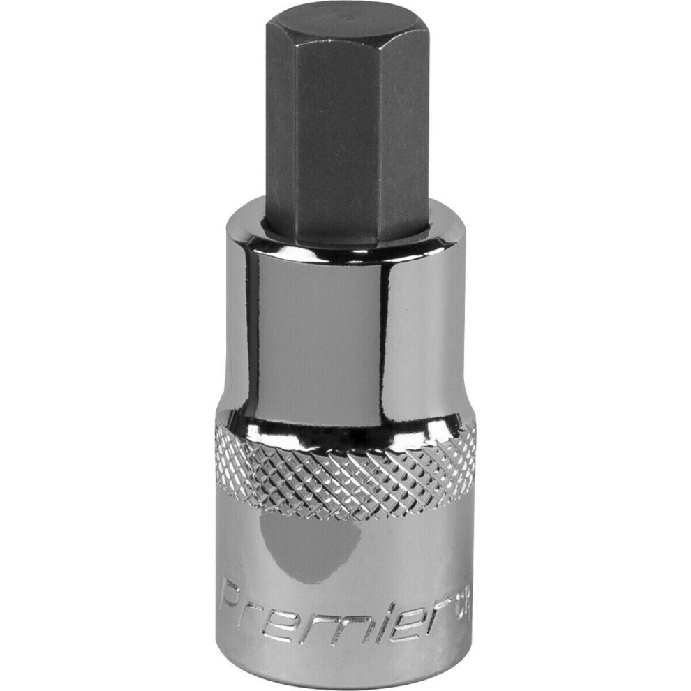 Loops 10Mm Forged Hex Socket Bit - 1/2" Square Drive - Chrome Vanadium Wrench Socket
