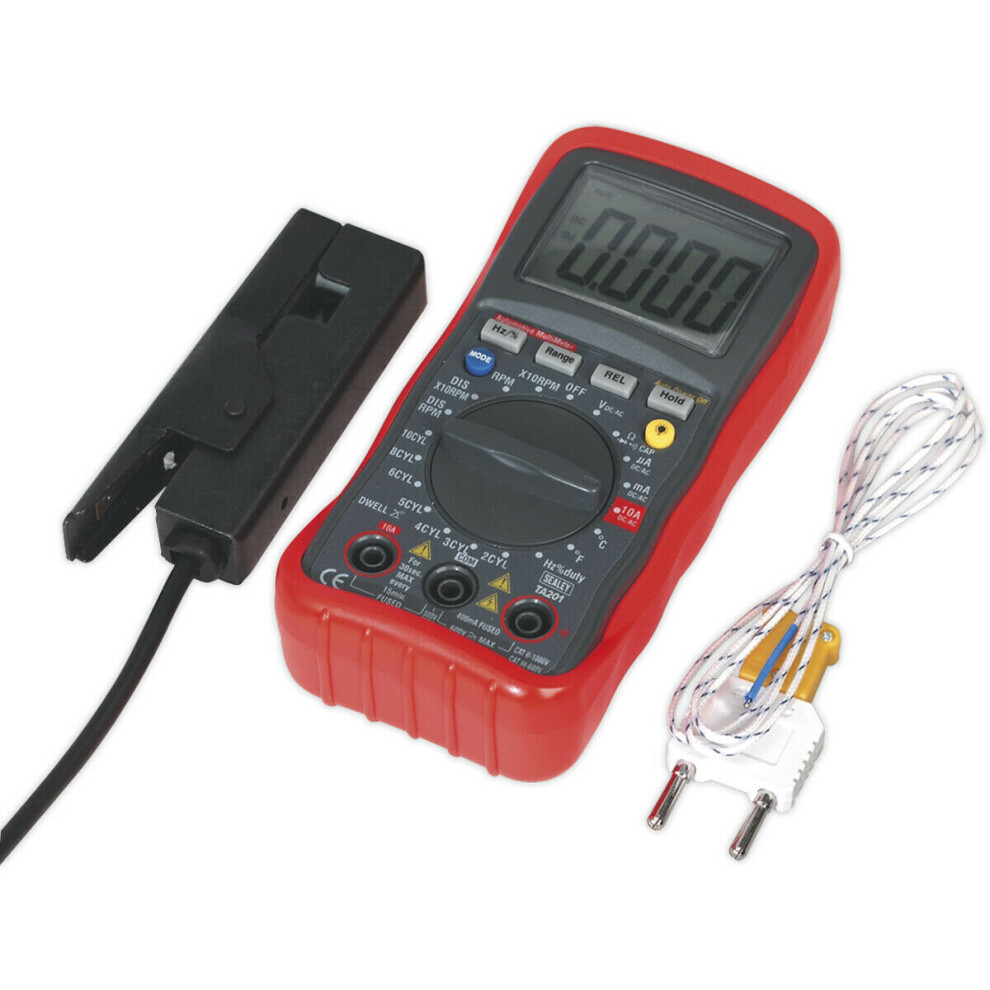 Loops 13 Function Digital Automotive Analyser - Inductive Coupler - Lcd Display